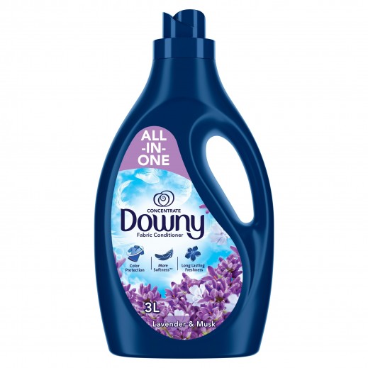 Downy Lavender & Musk Concentrate Fabric Softener Conditioner 3L