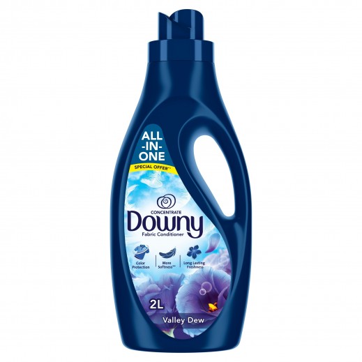 Downy Valley Dew Concentrate Fabric Softener Conditioner 2 L