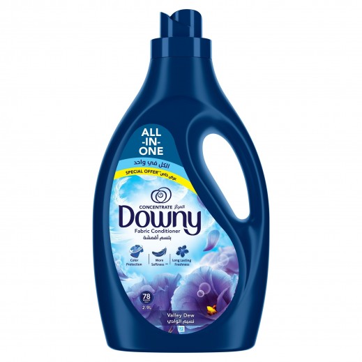 Downy Valley Dew Concentrate Fabric Conditioner 2.9 L - delivered by Taw9eel Fast