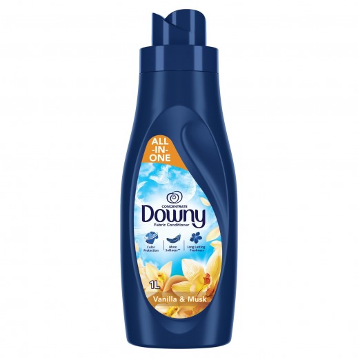 Downy Vanilla & Musk Concentrate Fabric Conditioner and Softener 1L