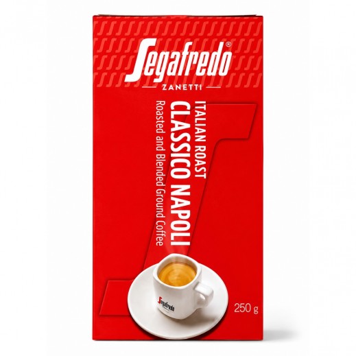 Segafredo Italian Roasted & Blended Ground Coffee 250g - delivered by Taw9eel Fast