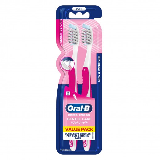 Oral-B Pro-Expert Sensitive Extra Soft Manual Toothbrush 1+1 - delivered by Taw9eel Fast