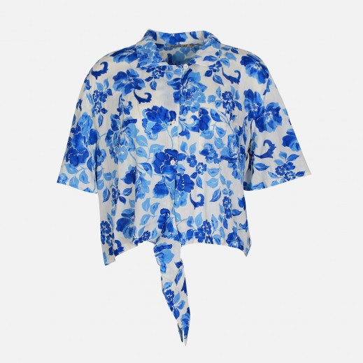 Nsport Women Rayon Crepe Top - Blue - delivered by Taw9eel in 24 hours 