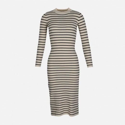 Women Knit Yarn Die Dress White By Melon - delivered by Taw9eel in 24 hours 