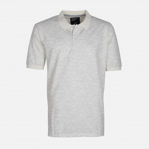 Nsport Men Polo Regular Fit T-Shirt – White - delivered by Taw9eel in 24 hours 