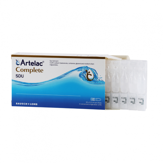 Artelac Complete Sdu Eye Drops 30 x 0.5 ml - delivered by Pharmazone Pharmacy - within 2 Hours