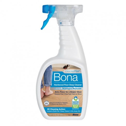 Bona PowerPlus Hardwood Floor Cleaner Liquid 32 Oz - delivered by Taw9eel within 1 working day 