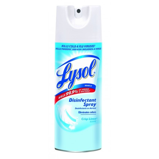 Lysol Crisp Linen Scent Disinfectant Spray 12.5 Oz  - delivered by Taw9eel within 1 working day 