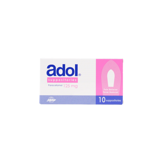Adol 125mg 10 Suppositories - Delivered By Pharmazone - delivered by Taw9eel Fast