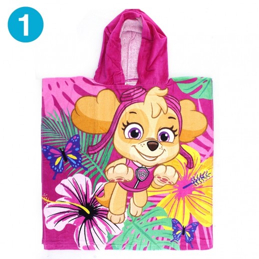 Children Cartoon Hooded Beach Towel for Boys 60 x 120 cm
