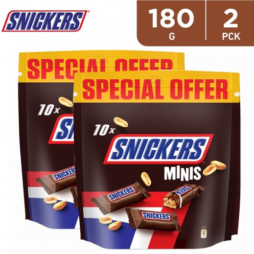 Snickers Minis Chocolate 2 x 180 g