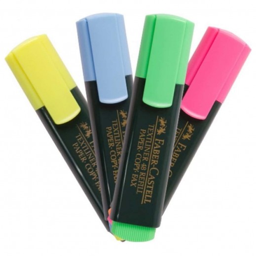 Buy Faber Castell Highlighters 4 Pcs Set delivered by Atlas