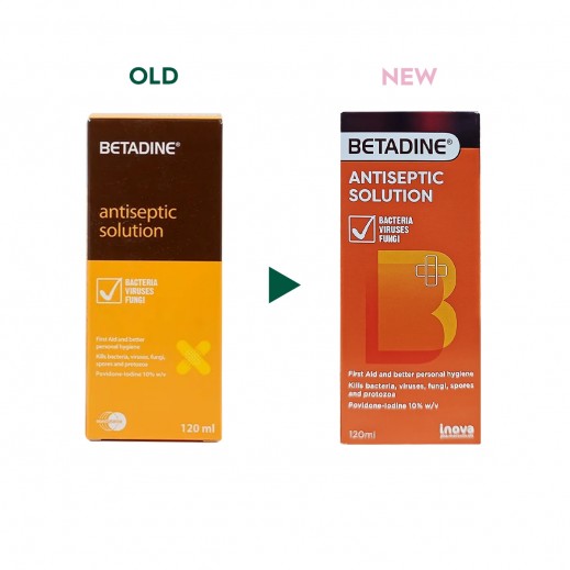 Betadine Antiseptic Solution 120 ml - delivered by The Pharmacy - within 2 Hours