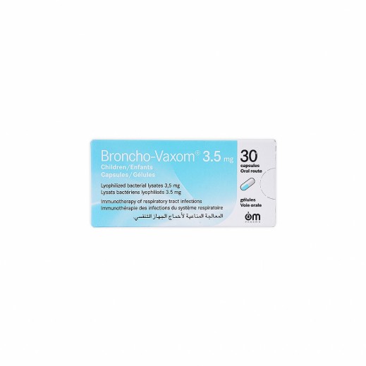 Broncho-Vaxom 3.5Mg Children 30 Cap - delivered by Pharmazone Pharmacy - within 2 Hours