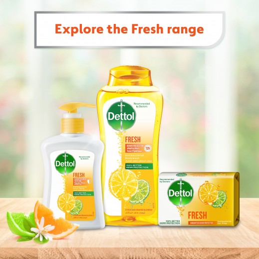 Buy Dettol Fresh Citrus & Orange Blossom Antibacterial Body Wash 250 ml