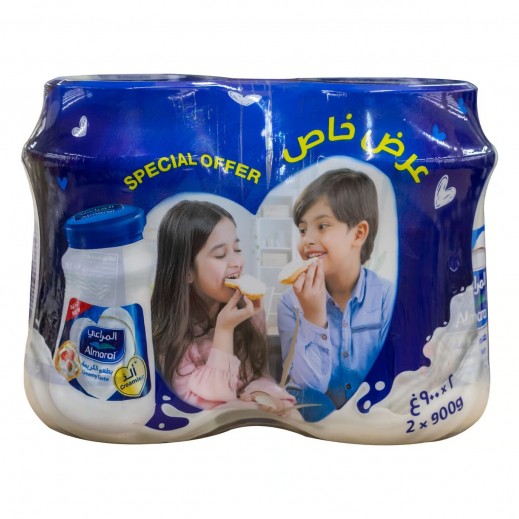 Almarai Spreadable Cream Cheese 2 x 500 g - delivered by Taw9eel Fast
