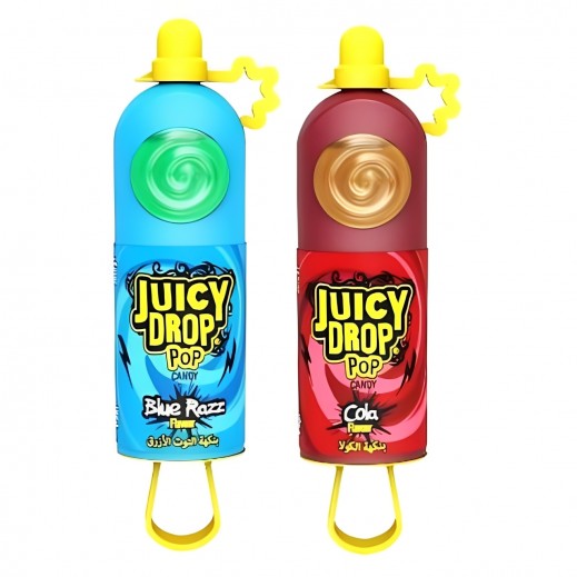 Topps Juicy Drop Cola or Blue Raspberry Candy 26g