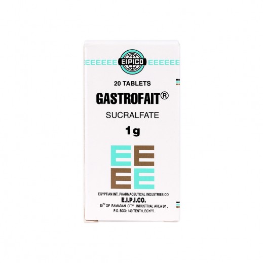 Gastrofait 1 gm - 20 Tablets - delivered by The Pharmacy - within 2 Hours