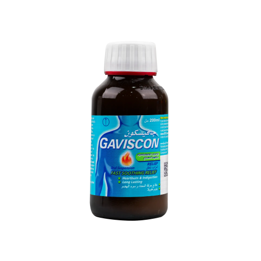 Gaviscon Suspension Peppermint 200ml - Delivered By Pharmazone - delivered by Taw9eel Fast