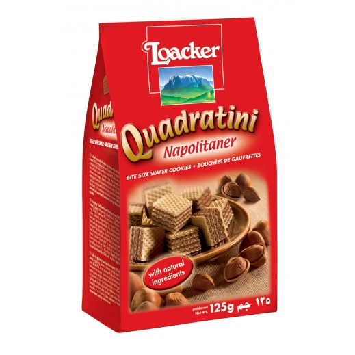 Loacker Quadratini Napolitaner 125 g - delivered by Taw9eel Fast