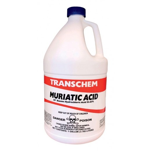 Transchem Muriatic Acid Liquid 3.78L - delivered by Taw9eel within 1 working day 