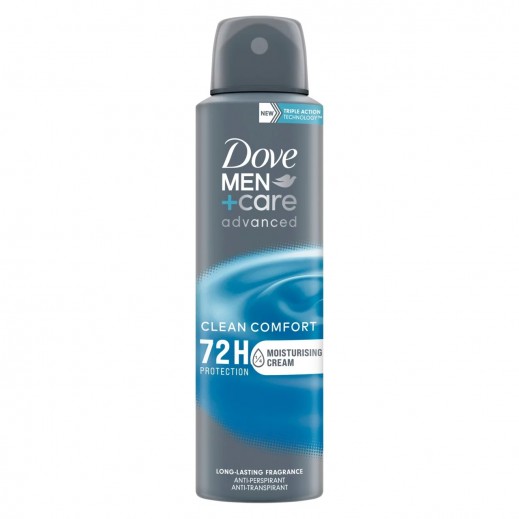 Dove Clean Comfort Deodorant For Men 150 ml