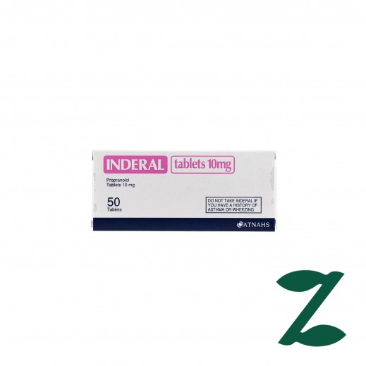 Inderal 10Mg 50 Tablets - Delivered by Pharmazone - delivered by Taw9eel Fast