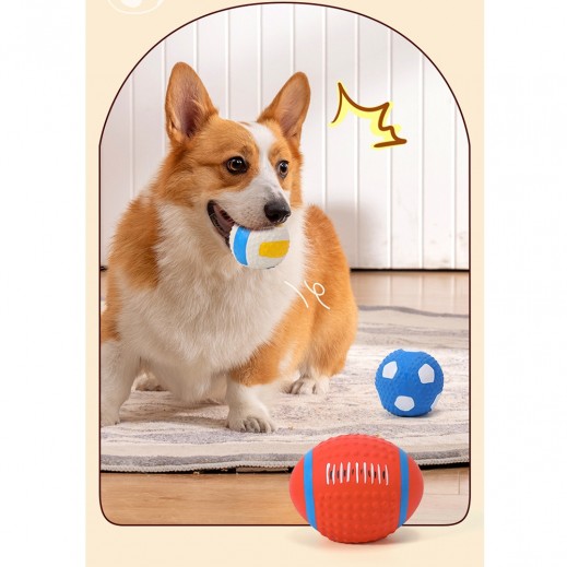 Pet Squeaky Latex Ball 9cm