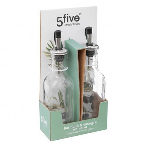 5five Simply Smart 2 Bottles of Oil And Vinegar Set 0.16 L - delivered by Taw9eel within 1 working day 