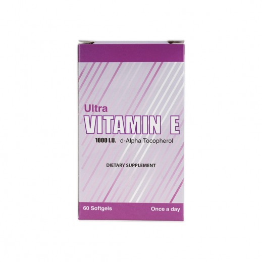 Ultra Vit Vitamin E 1000 IU (60 Softgels) - delivered by The Pharmacy - within 2 Hours
