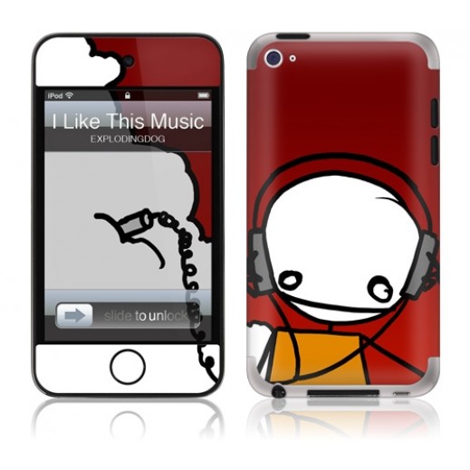 GelaSkins ILike Music For iPod Touch 4