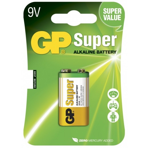 Buy GP Super Alkaline Battery 9 V توصيل
