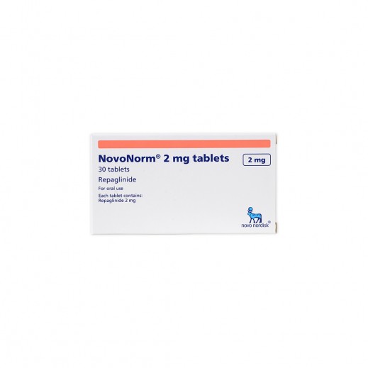 Novonorm 2Mg 30 Tablets - delivered by The Pharmacy - within 2 Hours