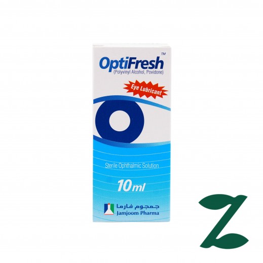 Optifresh Sterile Ophthalmic Eye Solution 10 ml - Delivered By Pharmazone - delivered by Taw9eel Fast
