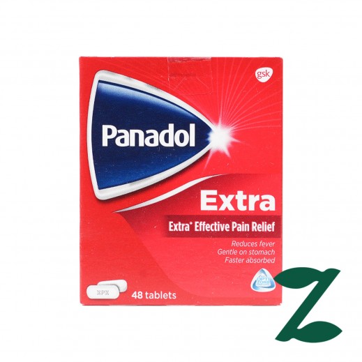 Panadol Extra Effective Pain Relief 48 Tablets - Delivered By Pharmazone - delivered by Taw9eel Fast