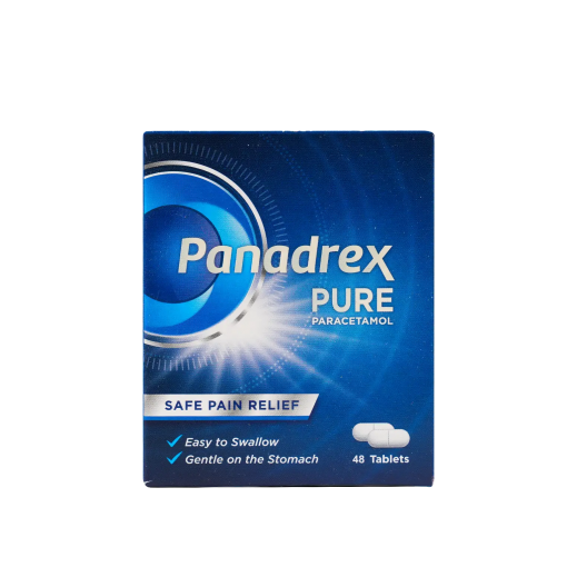 Panadrex Pure Paracetamol For Pain Relief 48 Tablets - Delivered by Pharmazone - delivered by Taw9eel Fast