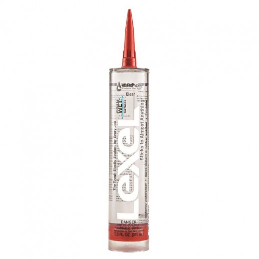 Sashco Lexel Clear Synthetic Rubber All Purpose Caulk 310ml - delivered by Taw9eel within 1 working day 