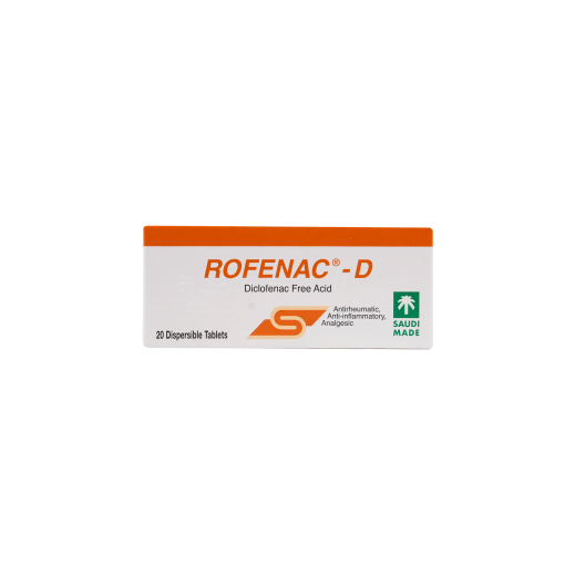 Rofenac D 50mg 20 Tablets - delivered by The Pharmacy - within 2 Hours