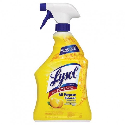 Lysol Lemon Scent All Purpose Cleaner Liquid 32 Oz - delivered by Taw9eel within 1 working day 