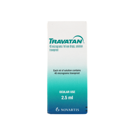 Travatan Eye Drops Solution 0.004% 2.5 ml - delivered by The Pharmacy - within 2 Hours