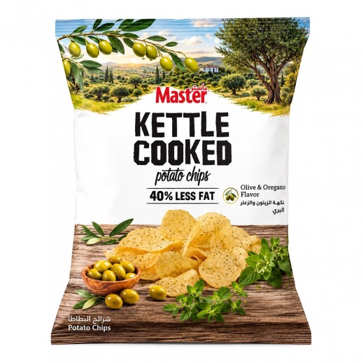 Master Kettle Cooked Olive & Oregano Potato Chips 76g