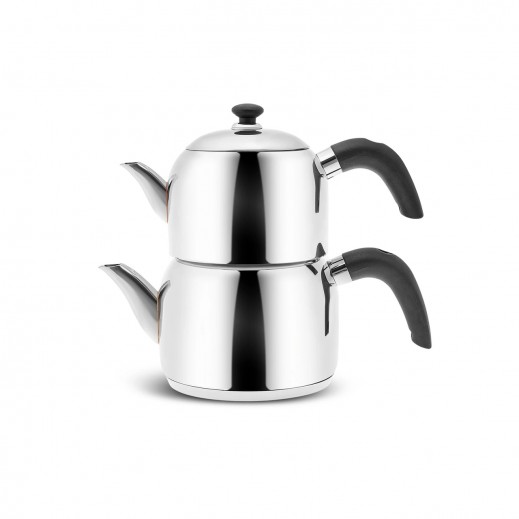 Karaca Edge Mini Induction Base Teapot Set Black