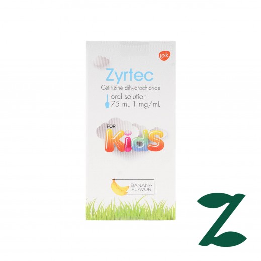 Zyrtec Oral Solution 1 mg 75 ml - Delivered by Pharmazone - delivered by Taw9eel Fast