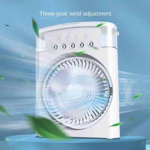 Portable Air Conditioner Fan with 7 Colors LED Lights - delivered by Taw9eel Fast