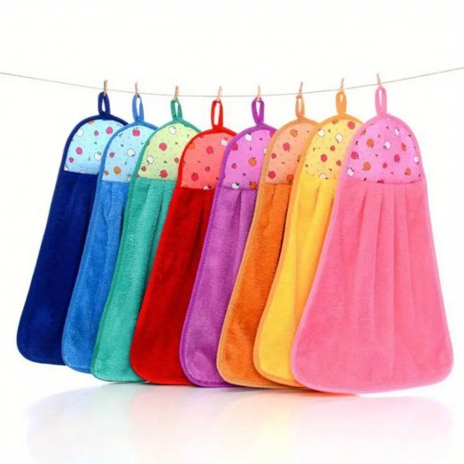 Microfiber Hand Towels Assorted Colors - 3 Pieces