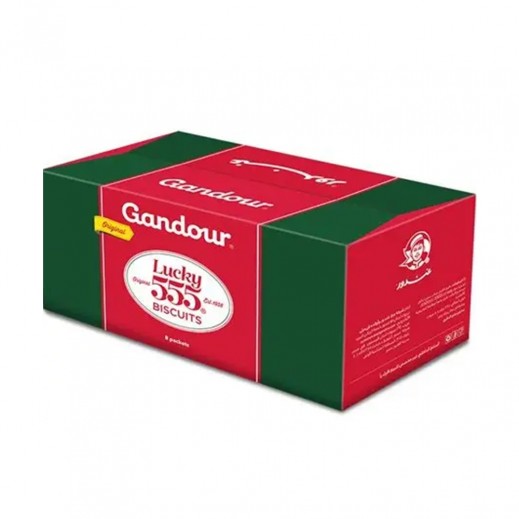 Gandour Lucky 555 Biscuits 8 X 65g