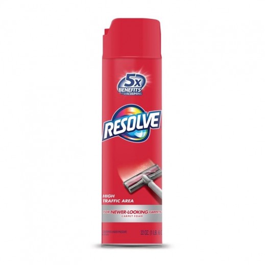 Resolve High Traffic Carpet Cleaner Foam 650ml