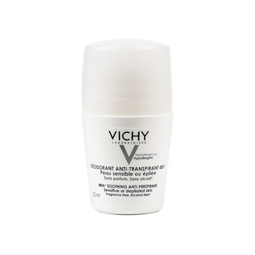 Vichy Sensitive Skin Deodorant Roll-On 50 ml - delivered by The Pharmacy - within 2 Hours