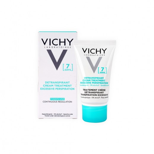 Vichy 7 Days Anti perspirant Deodorant Cream 30 ml - delivered by The Pharmacy - within 2 Hours
