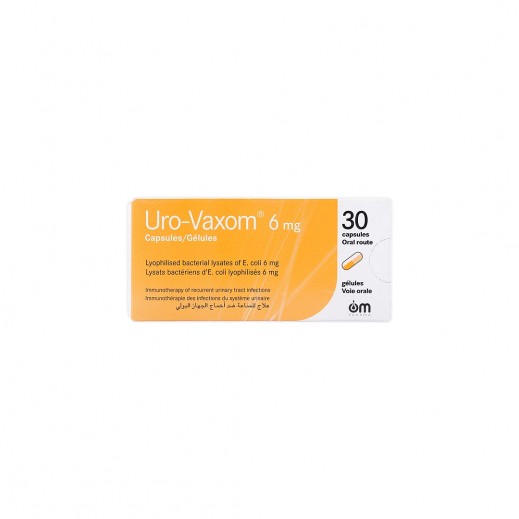 Uro-Vaxom 6mg 30 Capsules - delivered by Pharmazone Pharmacy - within 2 Hours